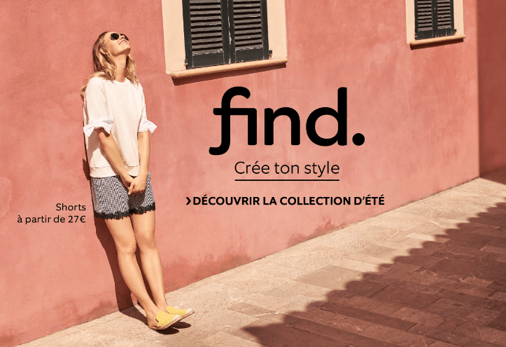 Find. Amazon se lance dans le textile en cassant les codes