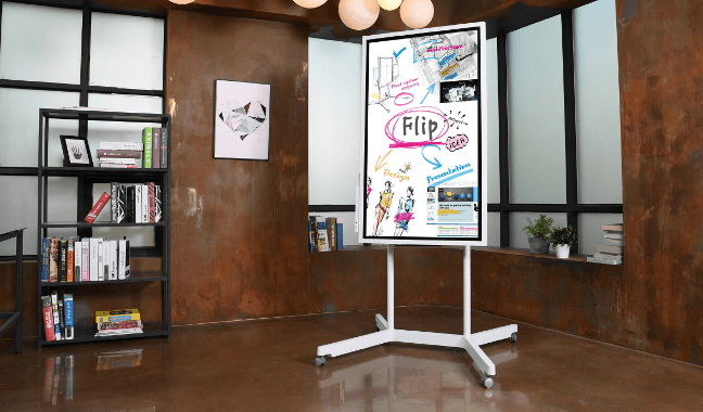 Samsung WM55H, le flip chart réinventé à l'heure du digital