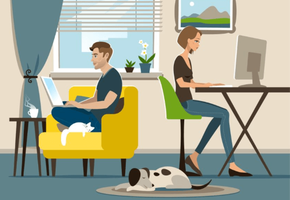 CISCO.jpg 2020, un tournant majeur dans la culture du travail. Si seulement 5 % des employés interrogés travaillaient déjà principalement à domicile avant le confinement, une grande majorité d’entre eux préféreraient garder l’autonomie qu’ils ont acquise depuis