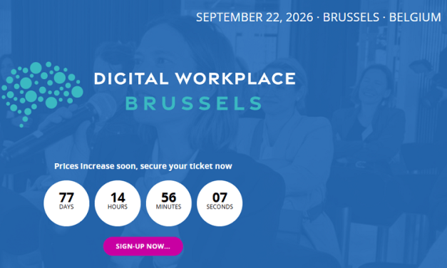 22-09-2026 : Digital Workplace Conference Brussels